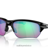 flak beta (ajuste de puente bajo) 8882X922 Oakley gafas Lentes Prizm Golf, montura negra pulida.