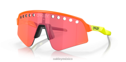 barrido sutro lite (ventilado) 8882X235 Oakley gafas Lentes prizm trail torch, montura naranja