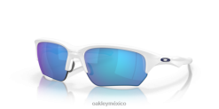 beta antiaéreo 8882X311 Oakley gafas lentes de zafiro iridio, montura blanca mate