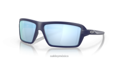 cables 8882X673 Oakley gafas Lentes polarizadas Prizm Deep Water, montura azul marino mate.