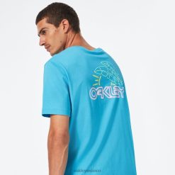 camiseta amanecer b1b 8882X2526 Oakley ropa azul brillante