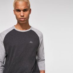 camiseta raglán relax 3/4 8882X2470 Oakley ropa doble gris brezo