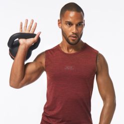 camiseta sin mangas o fit rc 8882X2127 Oakley ropa brezo rojo hierro