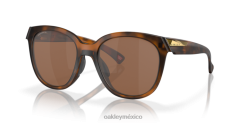 Clave baja 8882X942 Oakley gafas Lentes polarizadas Prizm de tungsteno, montura carey marrón mate.