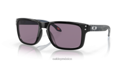 colección de alta resolución de holbrook 8882X624 Oakley gafas lentes gris prizm, montura negra pulida