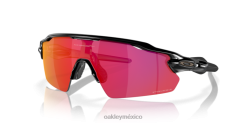 colores del equipo de lanzamiento radar ev 8882X731 Oakley gafas Lentes Prizm Field, montura negra pulida.