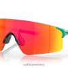 Cuchillas evzero (ajuste de puente bajo) 8882X980 Oakley gafas lentes prizm ruby, montura celeste mate
