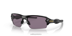 flak 2.0 (ajuste de puente bajo) 8882X873 Oakley gafas lentes gris prizm, montura negra pulida