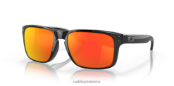 holbrook 8882X60 Oakley gafas Lentes polarizadas Prizm Ruby, montura negra pulida.