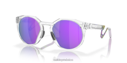 metal hstn 8882X880 Oakley gafas lentes prizm violeta, montura transparente mate
