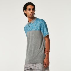 polo bloque de arena 8882X2185 Oakley ropa aurora azul