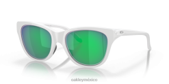 resistir 8882X915 Oakley gafas Lentes de iridio jade, montura blanca pulida.
