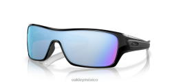 rotor de turbina 8882X154 Oakley gafas Lentes polarizadas Prizm Deep Water, montura negra pulida.