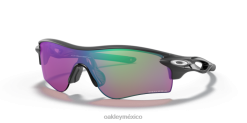 ruta de bloqueo de radar (ajuste de puente bajo) 8882X703 Oakley gafas Lentes prizm golf, montura negra mate.