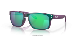 serie de diseños de holbrook troy lee 8882X655 Oakley gafas lentes prizm jade, diseños de troy lee marco de cambio verde púrpura mate