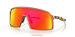 serie de diseños sutro troy lee 8882X929 Oakley gafas lentes prizm ruby, diseños de troy lee montura de cambio en oro rojo
