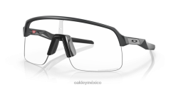 sutro lite (ajuste de puente bajo) 8882X453 Oakley gafas Lentes fotocromáticas de iridio de transparente a negro, montura de carbono mate